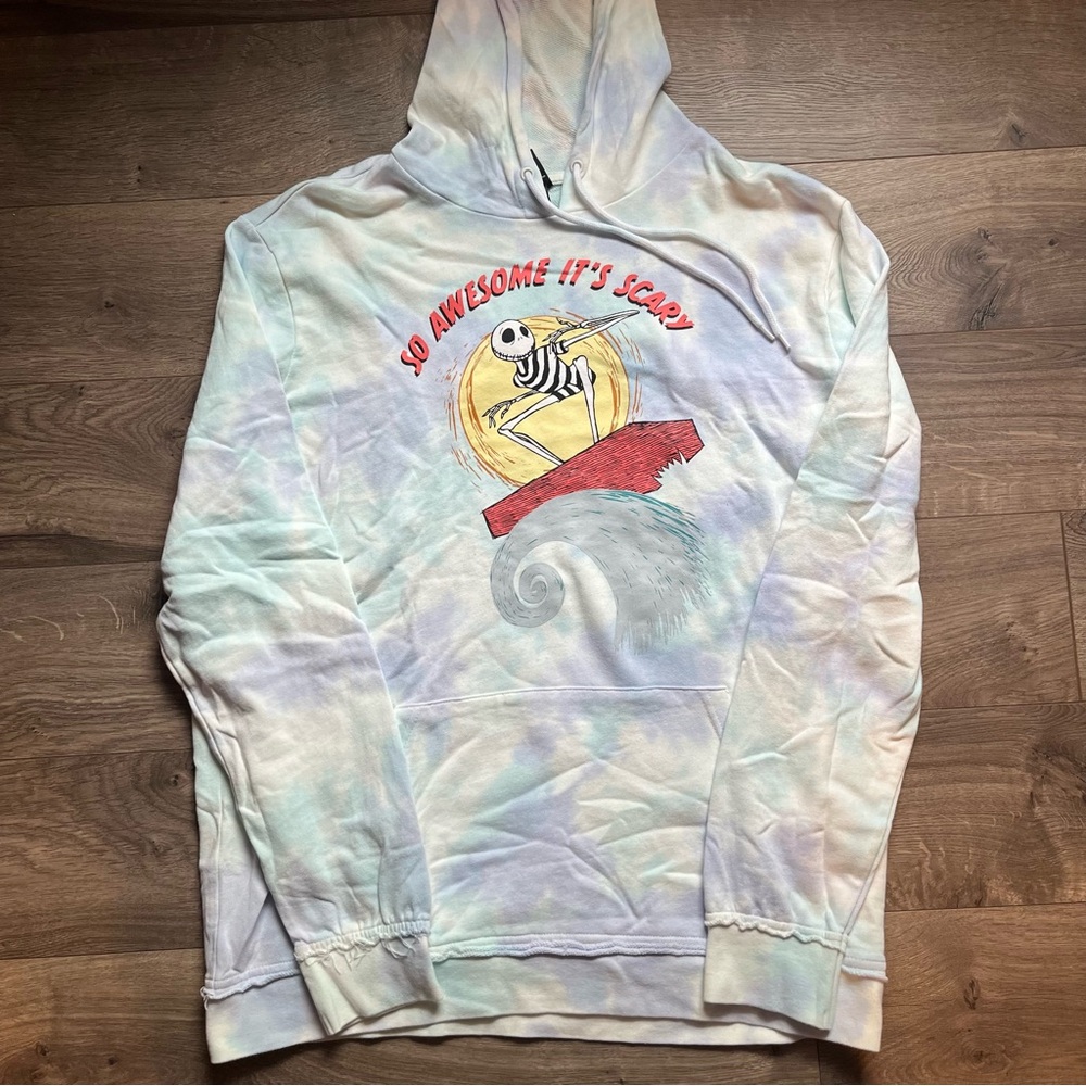 Nightmare Before Christmas Jack Skellington Tie Dye Summer Hoodie